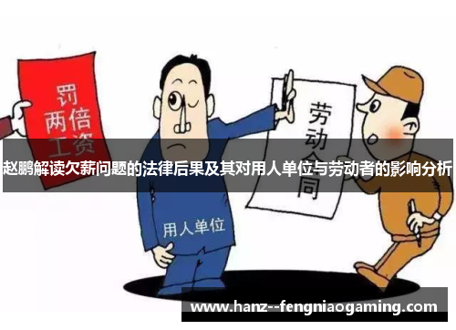 赵鹏解读欠薪问题的法律后果及其对用人单位与劳动者的影响分析